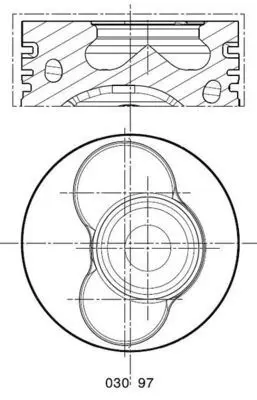 BEHR MAHLE A1189 Motor Piston-Segman (Std) Vw T5 (130ps) (Axd-Axe) ... 070107103AK 070107065M 070107065AK