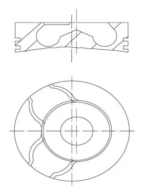 BEHR MAHLE A1417 Piston-Segman (Std 85mm) P206-P306-P307-P406-P607-... 0628.N3
