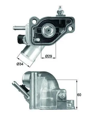 BEHR MAHLE FCS821 Termostat (Komple) Vectra B-C-Astra G-H-Corsa C-Za... 1338098 6338035 93174557 541192 6338017 1338001 541921 1338428 93181245 54192
