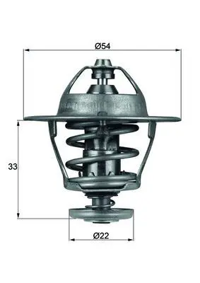BEHR MAHLE L373 Termostat Corsa B-C-Astra F-G-H-Combo-Vectra B 1.7... 1338075 8MT354774621 BBT062 CTH2628 92126 1880224 WG1760539 DT1037V BSG65125003 TRM075N