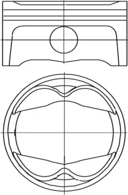 BEHR MAHLE R7613 Piston Complete (96.25)mm Porsche 