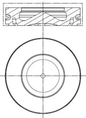 BEHR MAHLE V1038 Piston - Segman 84.50mm Bmw E60 E87 E90 E92 E93 F1... 8770246 11257803033 7803033 81PI00100000 8781630002 8743220000 41493600 84251