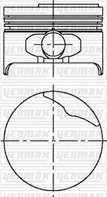 GOETZE NÜRAL 87-71854 050 Pıston+segman 8771854050