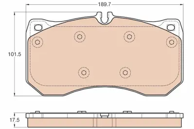OTOZONE FDO7071-R Audi A6-A7-A8 Ön Balata 2247131 4H0698151C 149700 D17819010 6119965 37962 601542 GDB1996 986494993 P85175