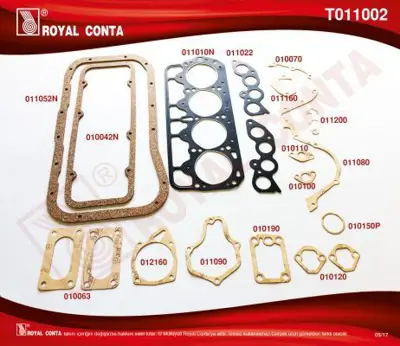 ROYAL CONTA T011002 Conta Motor Takım Fıat Tofas M131 1300 4330004