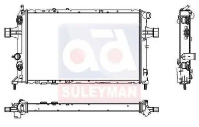 JDEUS RA0200810 Su Radyatoru Astra G 2.0 Dti 