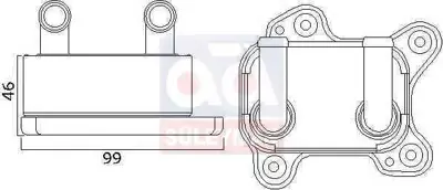 JDEUS 420M85A Yag Sogutucu Y1.7 Dt Corsa C Combo C 