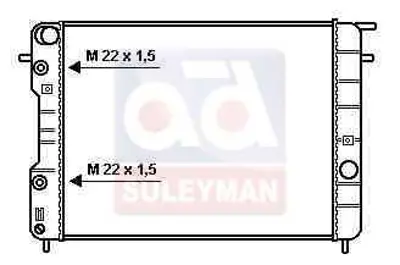JDEUS 020M35 Su Radyatoru Omega B 2.0-2.2 