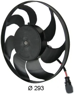 TM 1K0959455DG Fan Motoru A3-Golf5-Caddy3-Jetta-Passat 05-> 295mm 