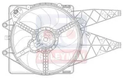 JDEUS EV882415 Fan Motoru 1.4 -1.9 Jtd Ac Bravo 