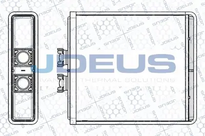 JDEUS M2010670 Kalorifer Radyatoru Audi A2 185x180x32 