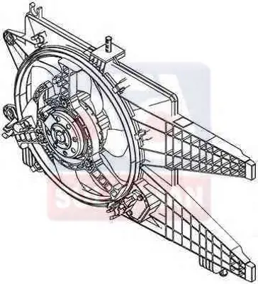 JDEUS EV851600 Fan Motoru 1.3 Jtd Ac Idea-Punto 