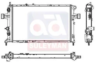 JDEUS RA0200830 Su Radyatoru Astra G 2.0 Tdi 