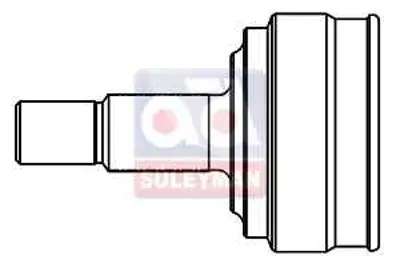 GKN 305038 Aks Komple Sag Connect 1.8 16v Transit 1.8tdci 