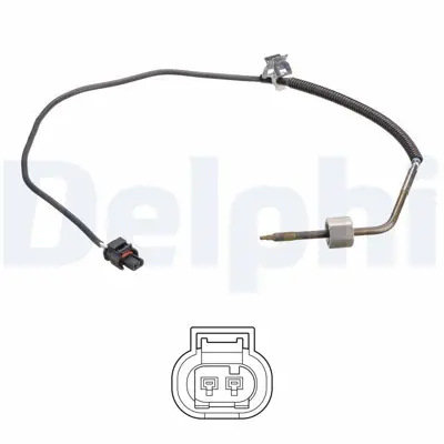 DELPHI TS30101 Egzoz Sıcaklık Sensoru Mercedes A Class, B Class 09,2004 - 06,2012 A0071530928