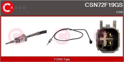 FORD OTOSAN BK3A 12B591 AC Egzoz Sıcaklık Sensörü 2183555 BK3A12B591AC