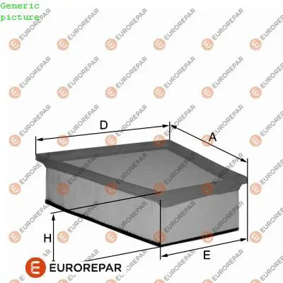 PSA 1680343080 Erp Hava Filtresi Megane Iii Fluence Iii 1.5 Dci 450002443 359002310830 7101062SX ADR162203 LFAF278 PF1511 WA9655 585355 EAF334310 CP0232F