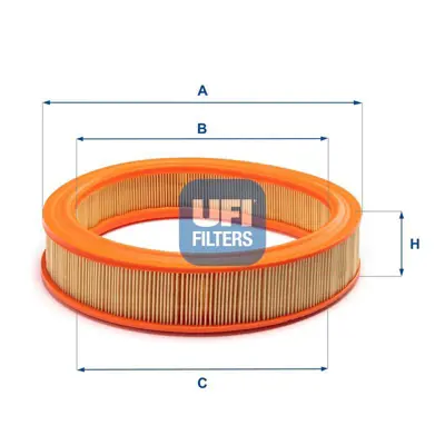 PHAFF DH623 Hava Filtresi Favorit 87>95 Felicia Forman - Taunus 13 16 20 5004359 TC1587 36160600034 41463 BX5096 82931166 818028610 NILS1674 5112217 G7696