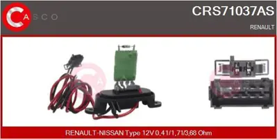 ZENON RN8655 Kalorıfer Rezıstansı Kangoo Iıı 08> 7701068978 665096 SRS710371 26079037OEM 40073730OE RECSRS710371 RECSRS710370 GA15528 40073730 CRS71037AS