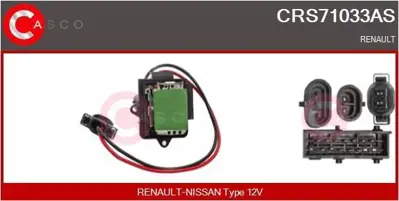 ZENON RN8657 Kalorıfer Rezıstansı Klimalı Megane  210078010 7701046061 GA15535 XHR0145 SRS710331 CRS71033GS EH1144 26079033OEM 26079033LGK RECSRS710330