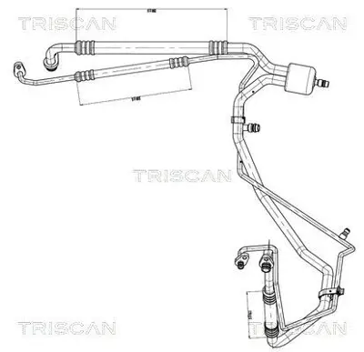 PSA 9831991080 Freon Tube 9831991080