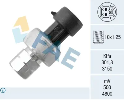 ZENON FI8823 Klima Basınc Musuru Corsa C - Astra G - Astra H - Vectra C - Vectra B - Merıva A - Grande Punto-Fıor 50550372 9131721 60656055 1205078 6850512 2930800 51713182 6ZL351028231 38943 46790717