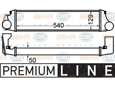 BEHR MAHLE 8ML376776131 Turbo İnterkol Radyatörü E46 [m47 M57] 1998-01 