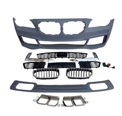 WENDERPARTS B A0012109 Gövde Kiti F01-F02 Ön-F.Yik-Li Pdcli 00-00-Çikiş Arka Difüzör Panj-Lu Egz.Uçlu -M-Tech- 2008-12 