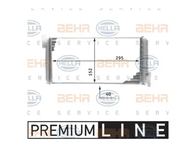BEHR MAHLE 8FH351311591 Kalorifer Radyatörü W201 