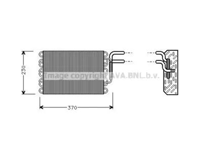 İthal MSV002 Klima Evaporatörü W124 