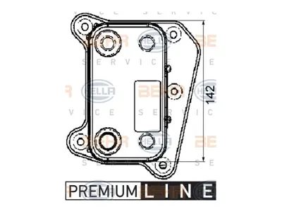 BEHR MAHLE 8MO376726091 Motor Yağ Radyatörü Om611 [w202 W210] 