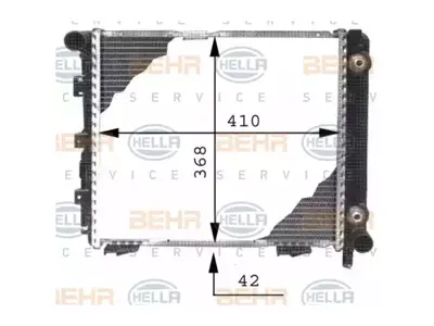 BEHR MAHLE 8MK376711334 Motor Su Radyatörü W124 [m102] Otm.Şanz Ac- 