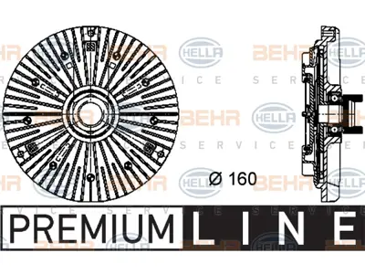 BEHR MAHLE 8MV376732111 Termik M50 M52 M54 [e34>e46 X5-E53] 3 Delik 