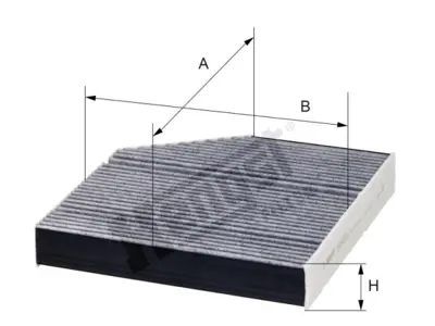 HENGST FILTER E4932LC Klima Filtresi W205 Karbonlu 