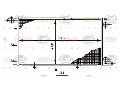 BEHR MAHLE 8MK376712294 Motor Su Radyatörü W201 [m102] Otm.Şanz Ac- 
