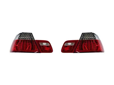 İthal BM108BERE4 Komple Stop E46 Set Kristal Ledli Beyaz Sinyal -Coupe- 2003-06 