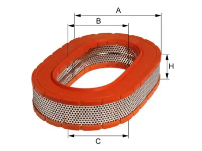 HENGST FILTER E800L01 Hava Filtresi M110 [w123 W126] 