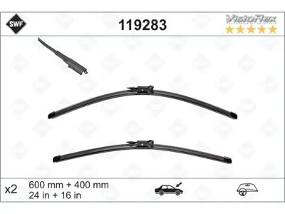 SWF 119283 Silecek E92-Lci E93-Lci Ön Set 60-40cm 