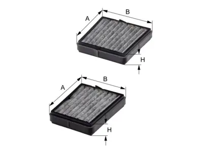 HENGST FILTER E970LC01 Klima Filtresi W203 Karbonlu 