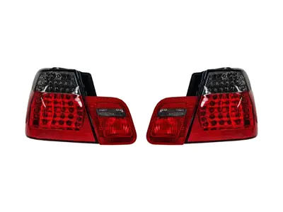 İthal BM107BEDE4E Komple Stop E46 Set Kristal Ledli Füme Sinyal -Sedan- 2002-05 