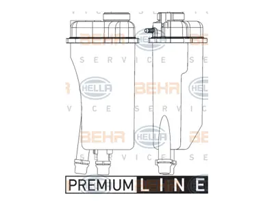 BEHR MAHLE 8MA376731501 Radyatör Su Deposu E39 E38 [m52 M54] 1999-03 