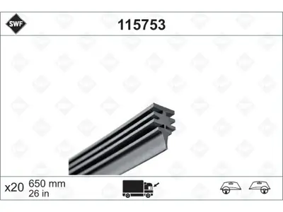 SWF 115753 Silecek Lastiği W168 Vito638-639 - E39 Ön 65cm 