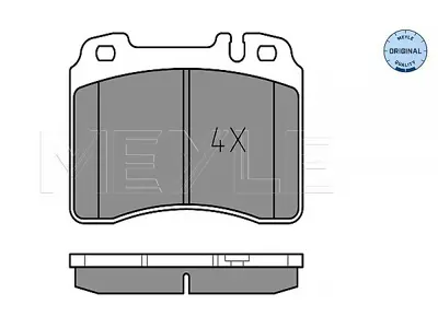 MEYLE 0252115316 Fren Balatasi W124 Ön 280>420 