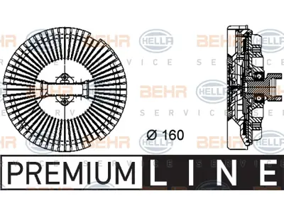 BEHR MAHLE 8MV376733021 Termik M60 M62 M73 [e65 X5-E53] 