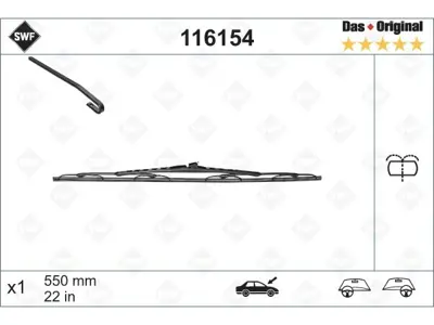 SWF 116154 Silecek Vito638 Ön Sağ 55cm 