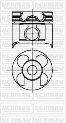 YENMAK 39-04568-050 Pıston Segman 050 (Npr Segmanlı) Nıssan Skystar Yd25 Ddtı-Tcıd22 Motor 2002-> 89,50 Mm 36-04568-050 