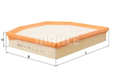 KNECHT LX1250 Hava Filtresi N46 N52 [x3-E83] 154003154020 3045500 3123210006 48512 50014094 728705 A1709 ADB112227 AP0283 E852L F026400463 S3455A