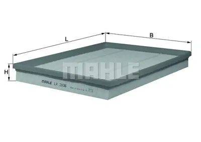KNECHT LX2036 Hava Filtresi N52 [x5-E70] 100359 154703692880 3123210024 50014188 A1489 ADB112238 AP0301 CAF100958P E887L F026400381 U958606