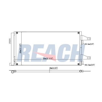 Bosch 1986AD2333 Klima Radyatoru Ford Transit 2.0 GK2119710AA 940829 350532 GK219710AA 2006299 NONRF 92086N 43852