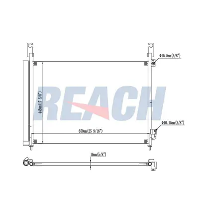 Bosch 1986AD2363 Klima Radyatörü (Kondanser) Renault Koleos I 08>... 8093079 921005115R 105689 822559 CF20242 RTA5466D KTT110484 92100JY00A 43005466 RT5466
